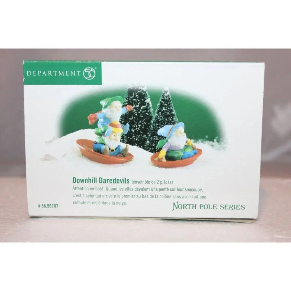 Dept 56 North Pole Village - Downhill Daredevils